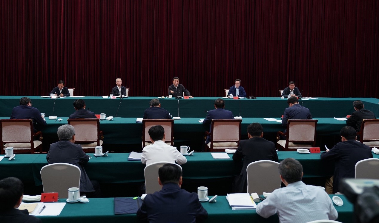 2019年5月20日至22日，中共中央總書(shū)記、國(guó)家主席、中央軍委主席習(xí)近平在江西考察，主持召開(kāi)推動(dòng)中部地區(qū)崛起工作座談會(huì)并發(fā)表重要講話。新華社記者 謝環(huán)馳 攝 