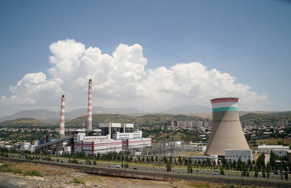 杜尚別2號熱電廠（2024年6月22日攝）。